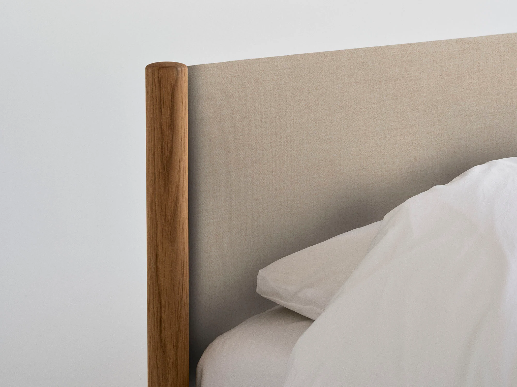 Veng Bed Frame | Clay / Oiled Oak - Image 4