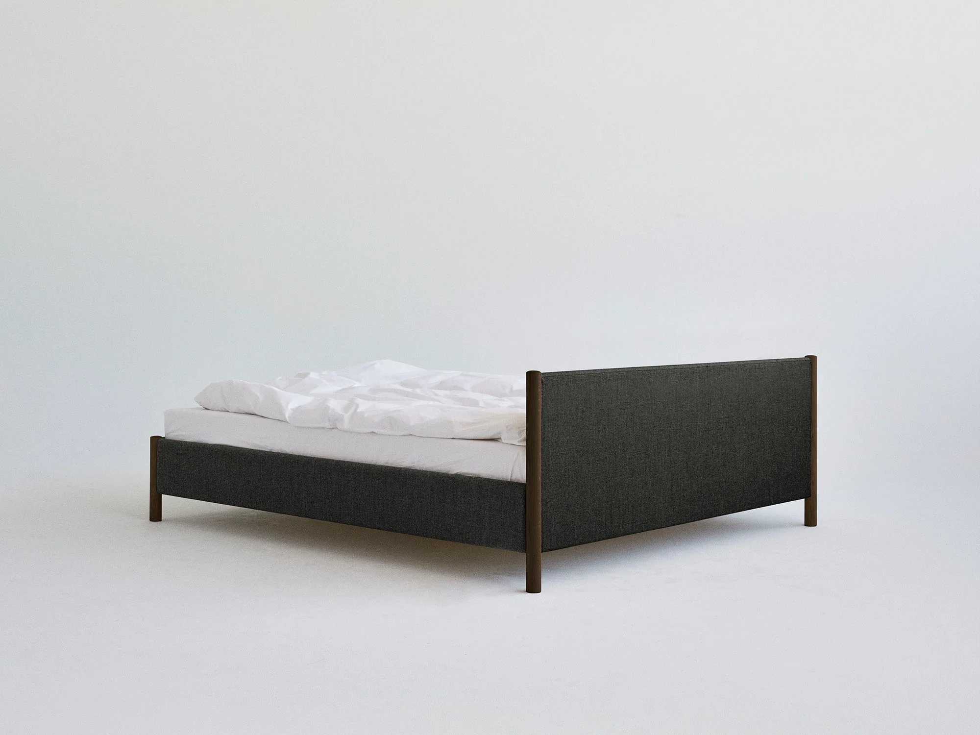 Veng x Re-wool Bed Frame | 198 / Smoked Oak - Image 3